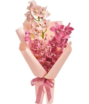 Bukiet Orchidea w Pastelach